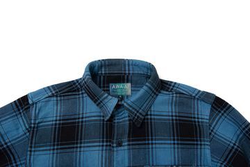 5700 Awa-Shoai Hand Dyed Check Shirts -44,, small image number 2