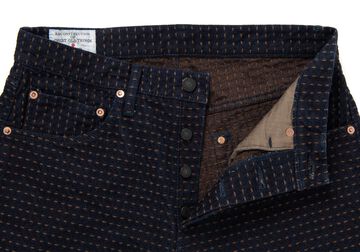 【Pre-order】D1897 15oz Kakishibu Sashiko Jeans Relax Tapered,, small image number 2