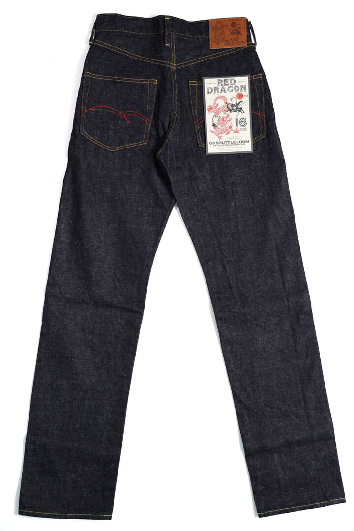 DM-011 Studio D'Artisan x Denimio Collab 16oz Red Dragon Jeans Regular Straight,, medium image number 8