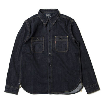 D5335 14oz denim work shirt-48,, small image number 0