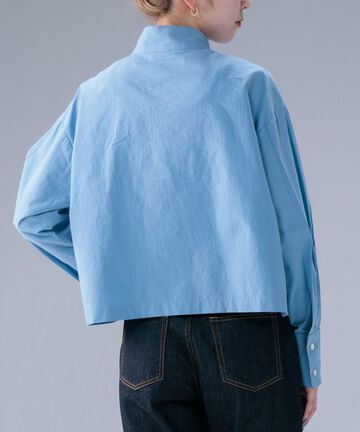 STLS1101 OKKAKE SHIRT 【WOMEN'S】,BLUE, small image number 2