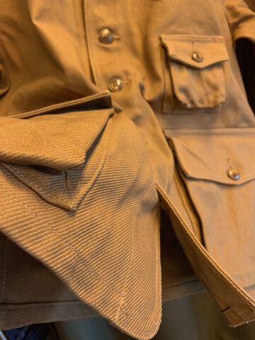 F2448 HEAVY COTTON TWILL HUNTING JACKET,KHAKI, small image number 8