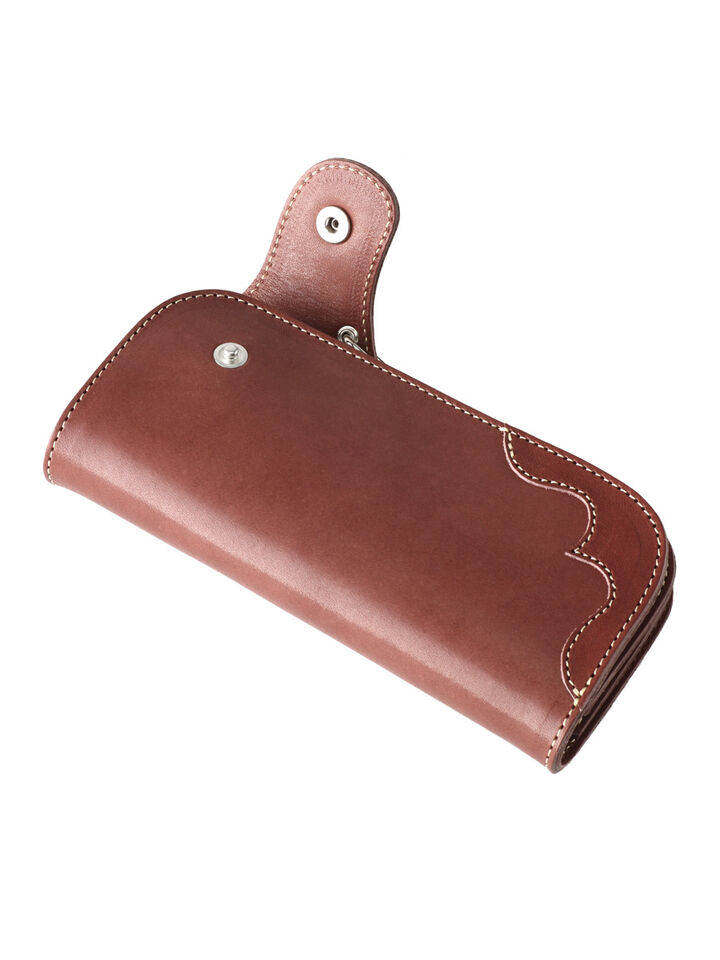 CW-02AERN-MID Leather Long Wallet CB(Dark Brown),, medium image number 2