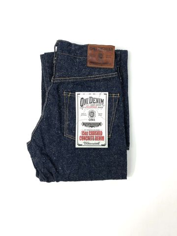 ONI200-CCD-Kabuki 15oz Crushed Concrete Denim Kabuki Selvedge Wide Straight,, small image number 0