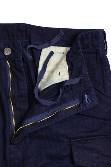 TNK305 "herringbone" M65 Pants (INDIGO),INDIGO, small image number 2