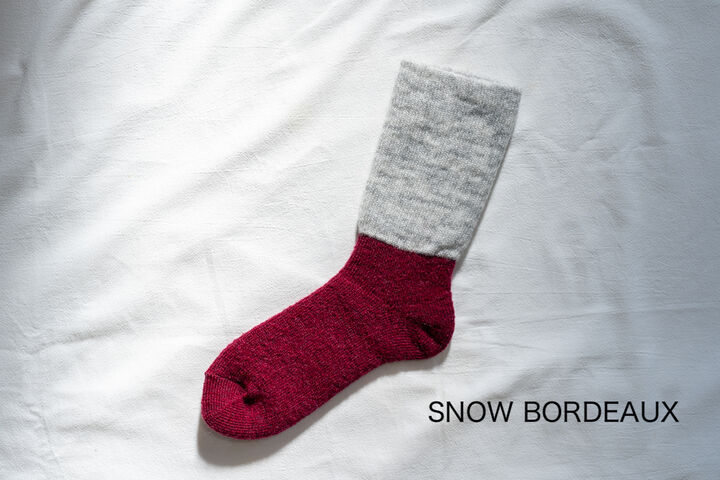NK0207 Women's Mohair Wool Pile Socks S-SNOW NAVY,SNOW NAVY, medium image number 8