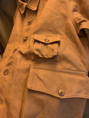 F2448 HEAVY COTTON TWILL HUNTING JACKET,KHAKI, small image number 10