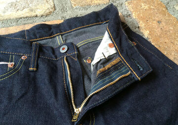 GZ-16SLST-Z01OW 16oz Left-woven ZIP jeans Slim Straight(One washed),, small image number 4