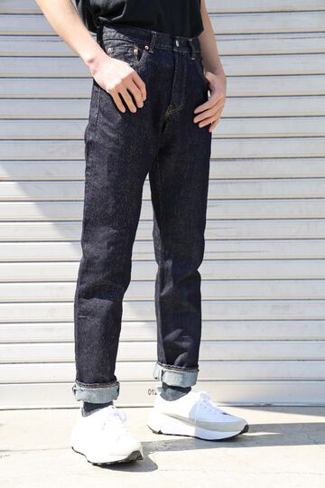 TCBDMHT0112OZ 'WASHI DENIM' HIGH RISE RELAX TAPERED TCB JEANS X DENIMIO-30-Non Wash,, small image number 2