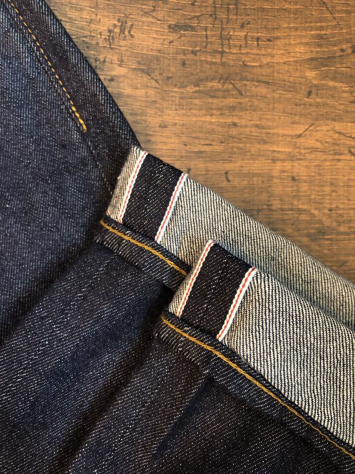 J508 9oz Selvedge Denim Loose Straight,INDIGO, medium image number 7