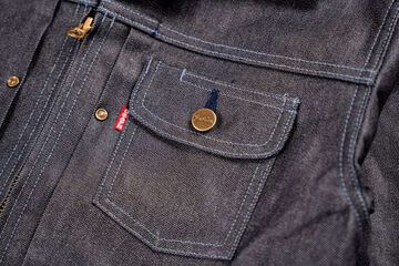 GZ-GJRC-0608 Coated Denim Riders Jean Jacket,, small image number 3