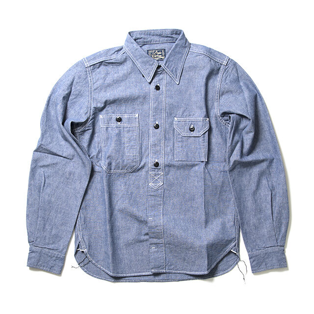 5333A Chambray long-sleeved work shirt