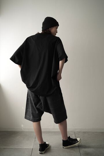 【CAPERTICA】CAP707CS34 Soft Twist Suvin Cotton / Big Tee,BLACK, small image number 2