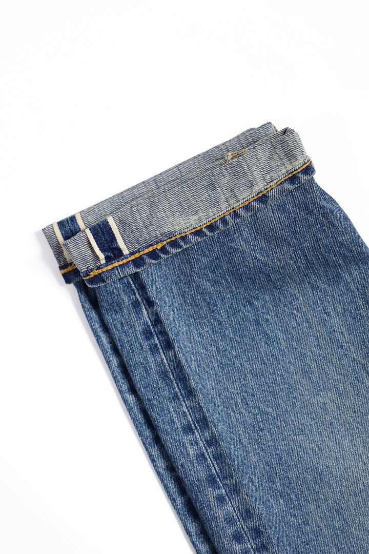 F160 13oz SELVEDGE  66 DENIM TAPERED (BLUE),BLUE, medium image number 6