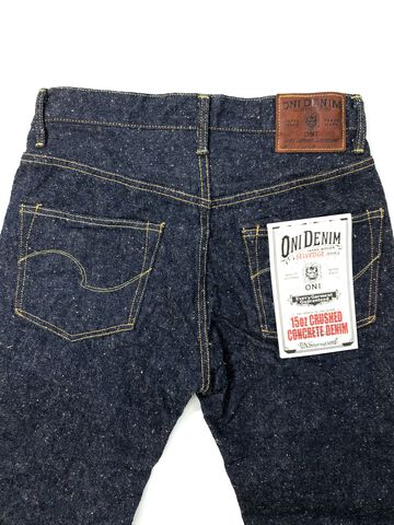 ONI266-CCD-Kabuki 15oz Crushed Concrete Denim Kabuki Selvedge Relax Straight,, small image number 5