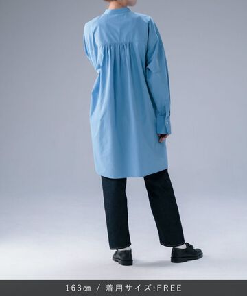 STLS1103 MIDDLE SHIRT【WOMEN'S】,BLUE, small image number 6