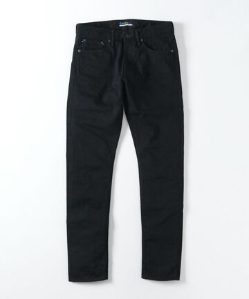 J214 14oz Tapered Model Black Denim Selvedge-One Wash-30,, small image number 5