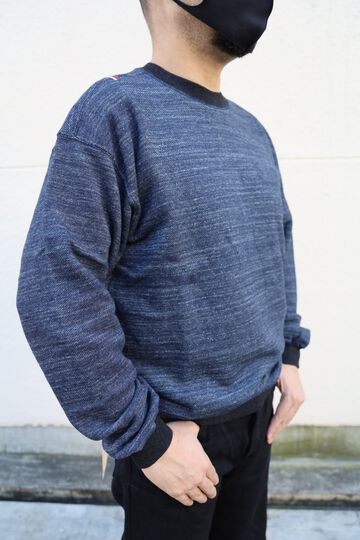 HY1716K "KUON" Indigo Sweatshirt-XL,, small image number 1