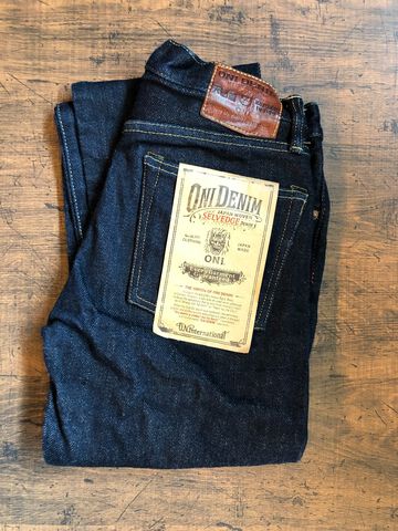 Oni Denim ONI-575NST 22oz Natural Indigo Regular Straight "NO ARC" version-One Washed-28,, small image number 0