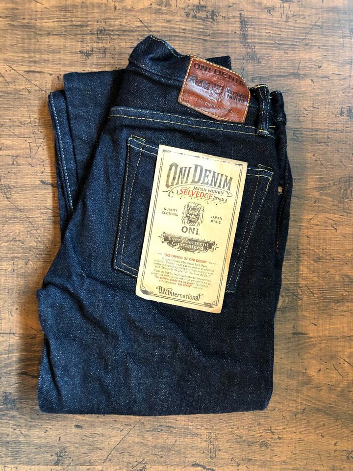 Oni Denim ONI-575NST 22oz Natural Indigo Regular Straight "NO ARC" version