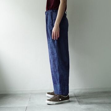 232PT02 Ancient Tusser W-tuck Pants-AO-M,AO, small image number 2