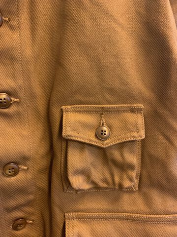 F2448 HEAVY COTTON TWILL HUNTING JACKET,KHAKI, small image number 11