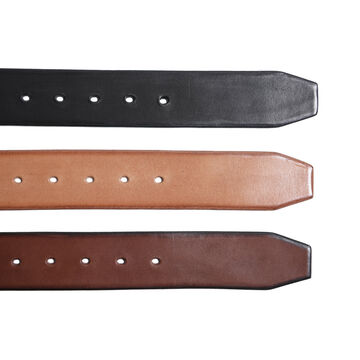TR-BELT01 Industrial Iron Buckle Leather Belt (BLACK, BROWN, TAN),BLACK, small image number 4
