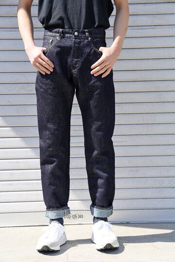 TCBDMHT0112OZ 'WASHI DENIM' HIGH RISE RELAX TAPERED TCB JEANS X DENIMIO-30-Non Wash,, small image number 0