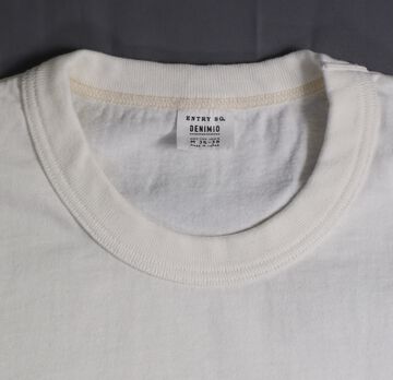 ESGDM01 ENTRY SG. × DENIMIO Limited Collab "TSURI-AMI" T-shirt (S~3XL),WHITE, small image number 3