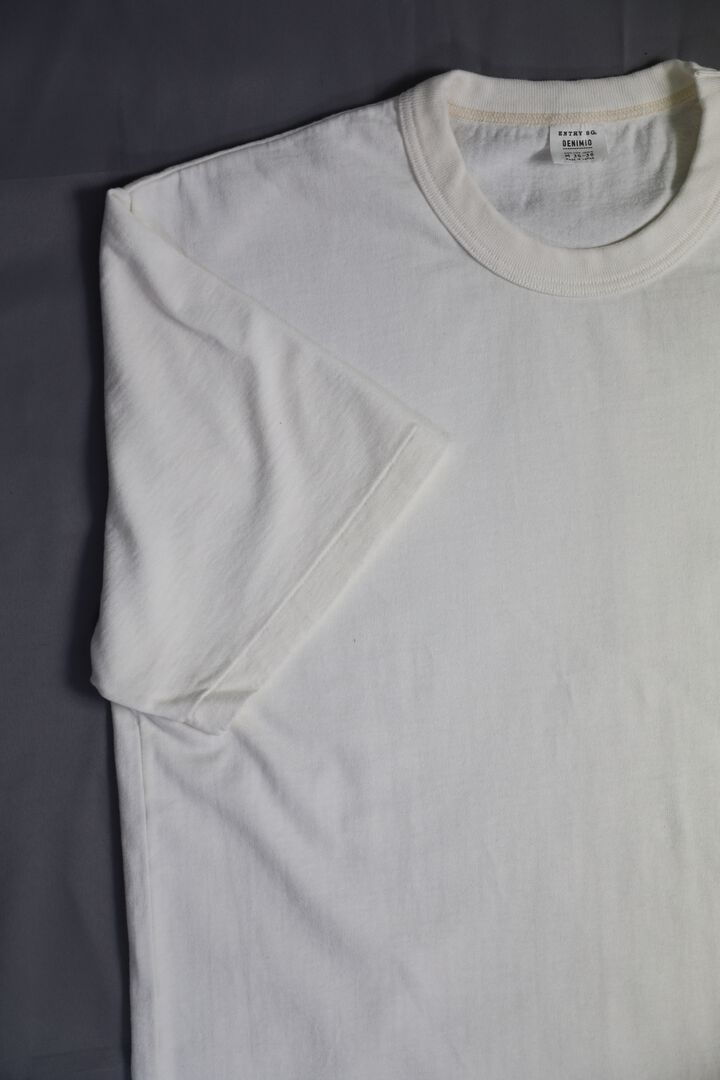 ESGDM01 ENTRY SG. × DENIMIO Limited Collab "TSURI-AMI" T-shirt (S~3XL),WHITE, medium image number 4