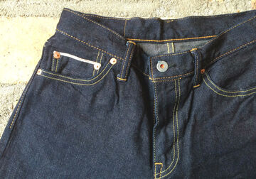 GZ-16SLST-Z01OW 16oz Left-woven ZIP jeans Slim Straight(One washed),, small image number 2