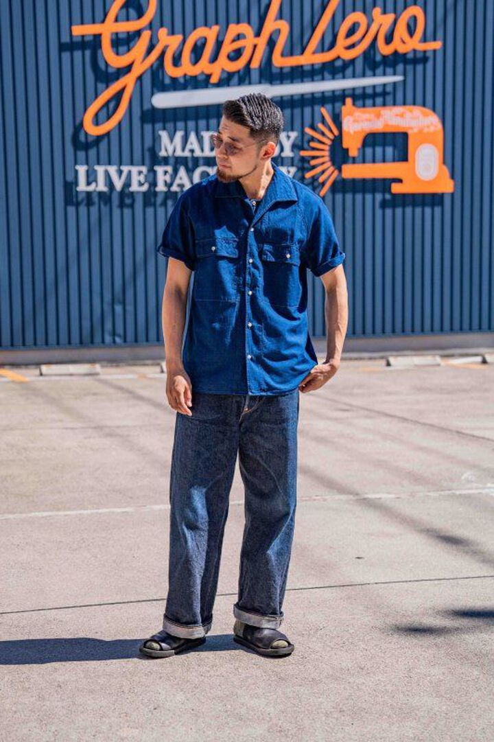 GZ-RGSLS-0607 Raglan Sleeve S/S Shirts,LIGHT INDIGO, medium image number 12