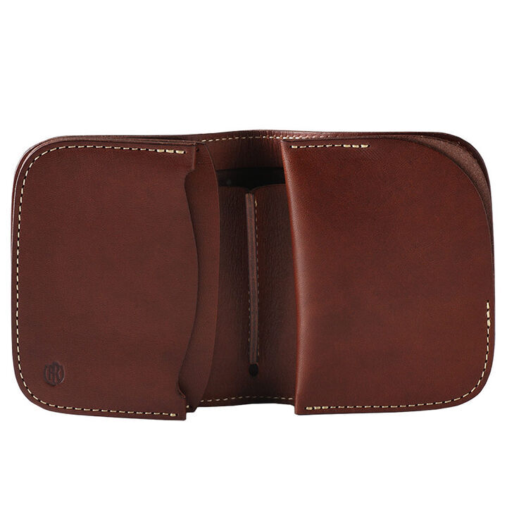 PAILOT RIVER PR-SR01B-NCC (REDMOON) Short Wallet PR-SR01B-NCC (Oil Leather Black, Oil Leather Red Brown, Oil Leather Dark Brown, Saddle Leather Natural),OIL LEATHER BLACK, medium image number 3