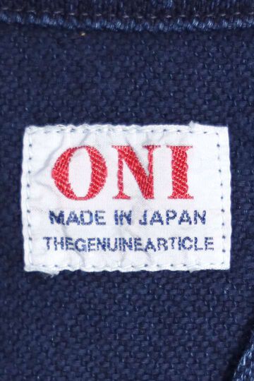 ONI05100-3x3IDT 3x3 Indigo Twill Bio Wash Vest,, small image number 4