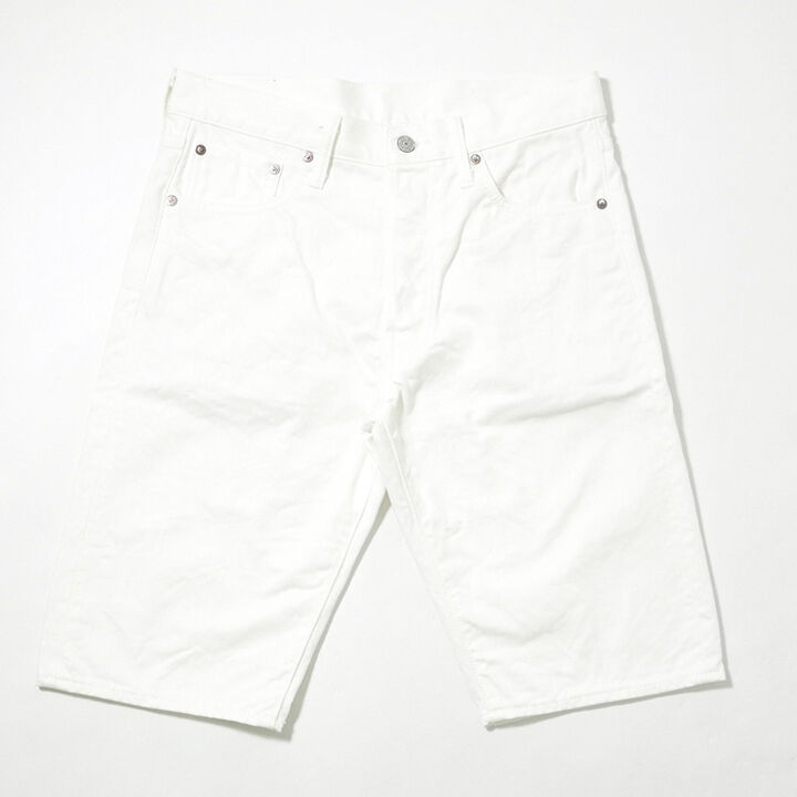 s770-01 Lot.S770 5Pocket White Denim Shorts S770-01 (white)