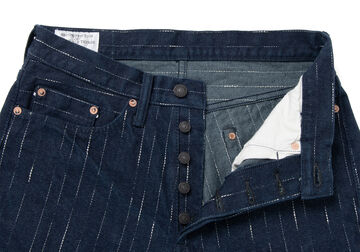 D1885 14oz RAIN Kasuri Jeans,, small image number 2