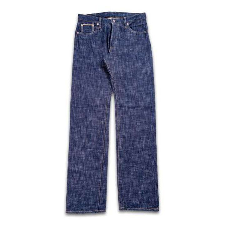 GZ-15SLSTSK-0608 15oz Kase (Skein) Dyed Slim Straight Jeans ID