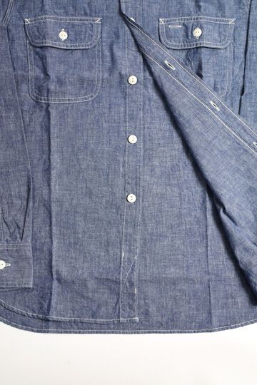 F3494 5OZ CHAMBRAY WORK SHIRT-One Wash-M,, small image number 2