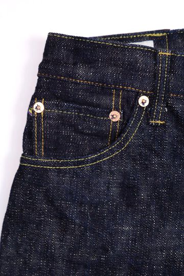 ONI288-Kasuri 17oz ONI Kasuri Denim Regular Straight,, small image number 3