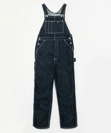 MZPT5001 12OZ "GOING TO BATTLE LABEL" DENIM OVERALLS,, small image number 0