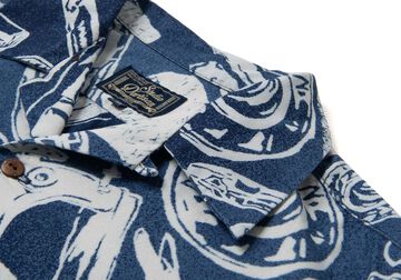 【Pre-order】5722 Indigo Discharge Aloha Shirt,INDIGO, small image number 5