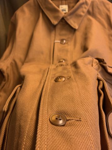 F2448 HEAVY COTTON TWILL HUNTING JACKET,KHAKI, small image number 14