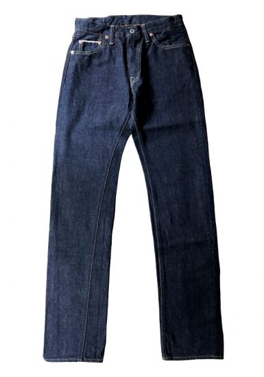 GZ-16SLST-Z01 16oz Right-woven ZIP jeans Slim Straight(One washed)