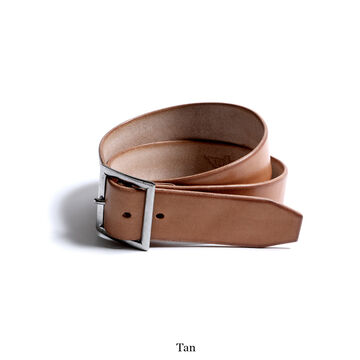 TR-BELT01 Industrial Iron Buckle Leather Belt (BLACK, BROWN, TAN),BLACK, small image number 3