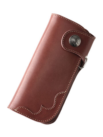 CW-02AERN-MID Leather Long Wallet CB(Dark Brown),, small image number 0