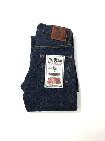 ONI266-CCD-Kabuki 15oz Crushed Concrete Denim Kabuki Selvedge Relax Straight,, small image number 2