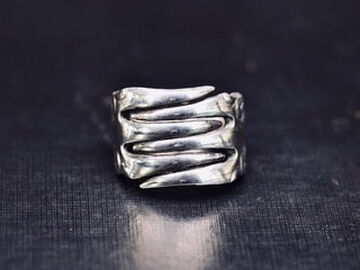 NCAJ-202 Double Fork Ring,, small image number 0