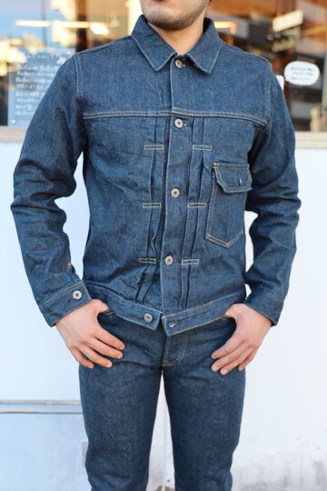 ONI-01507-Ishikawadai 15oz Ishikawa-dai Denim 1st type Jacket-One Wash-42,, small image number 8