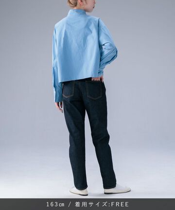 STLS1101 OKKAKE SHIRT 【WOMEN'S】,BLUE, small image number 5