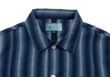 5706A Awa Shijira Woven Long sleeve Shirts,A, small image number 2